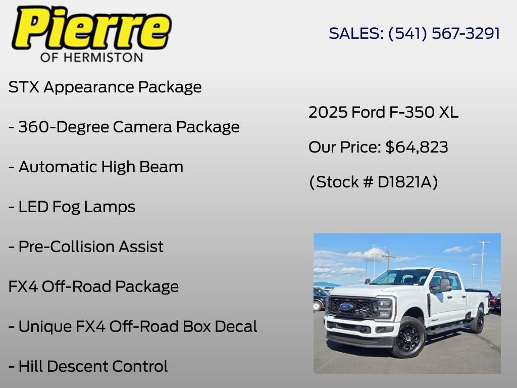 Used 2025 Ford F350 XL w/ STX Appearance Package AWD/4WD image 12