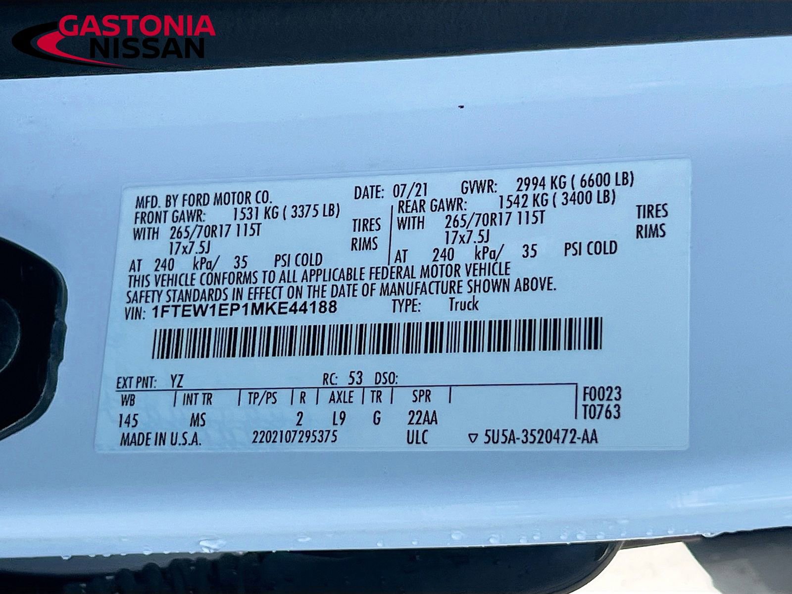 Used 2021 Ford F150 XLT w/ Equipment Group 301A Mid image 39