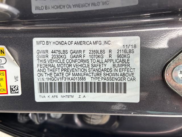 Used 2019 Honda Accord Sport image 16