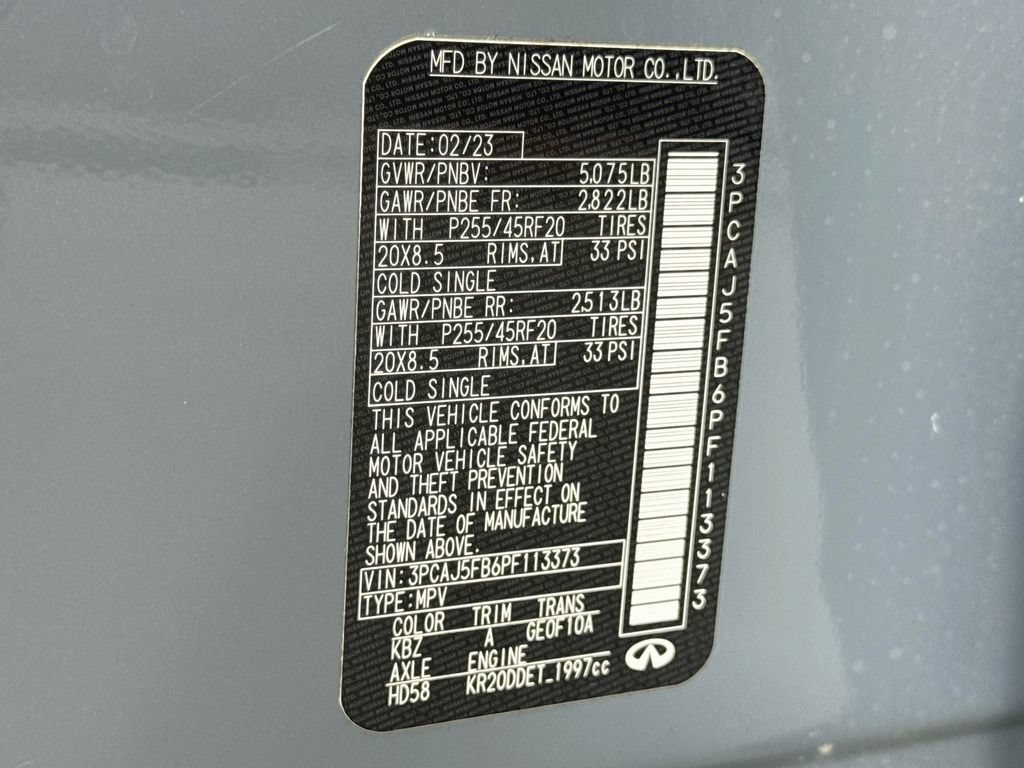 Used 2023 INFINITI QX50 Sport AWD/4WD image 37