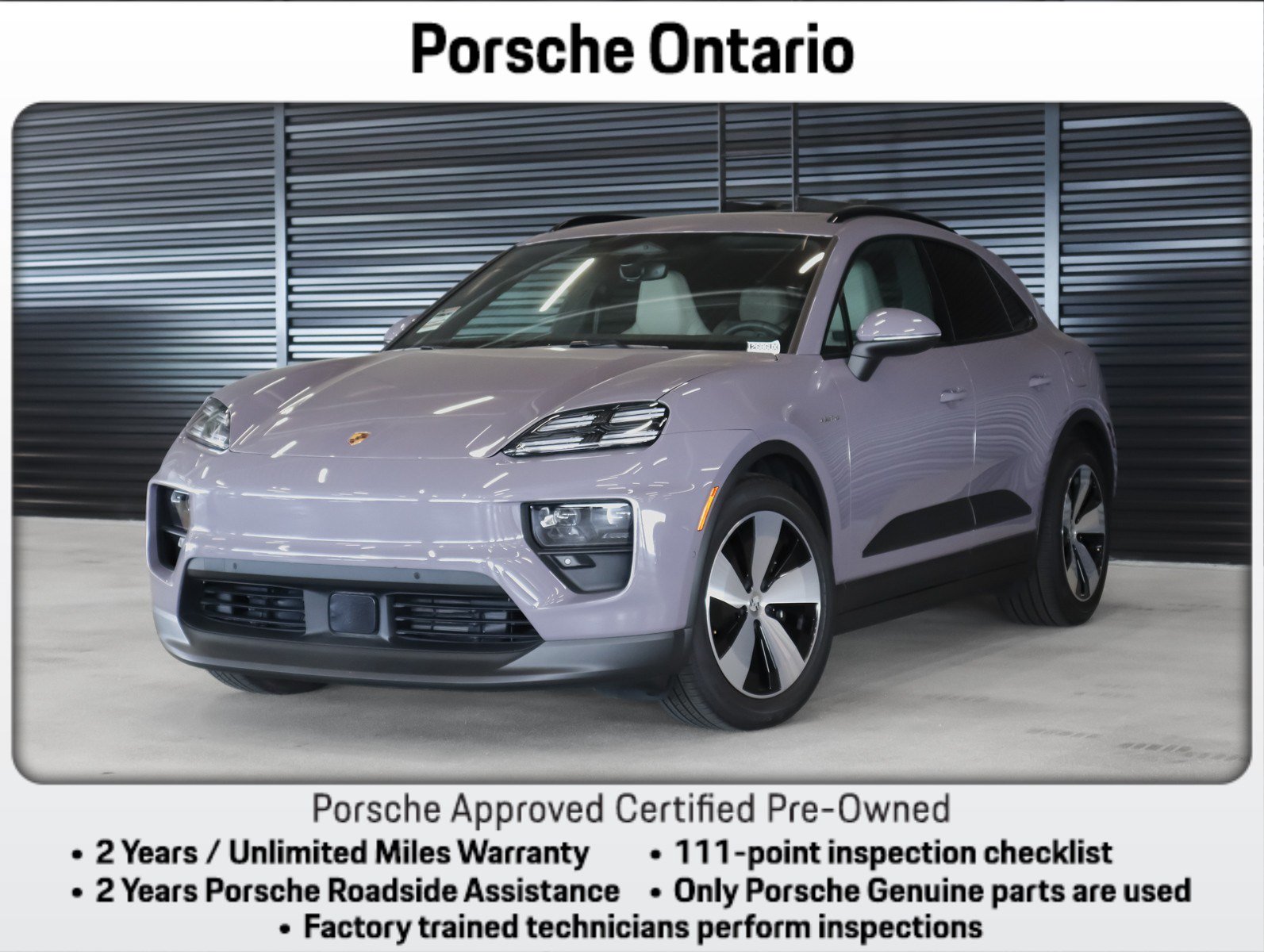 Certified 2025 Porsche Macan Electric