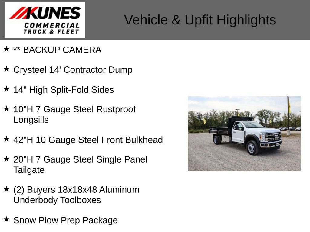 New 2024 Ford F450 XL w/ Snow Plow Prep Package image 3