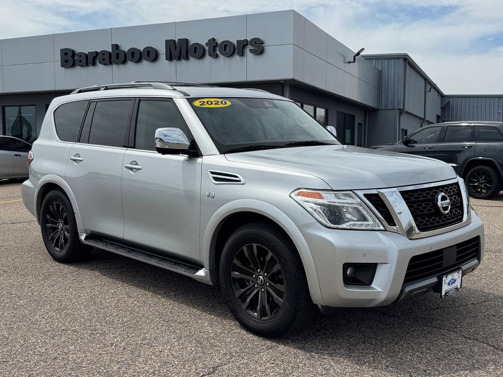 Used 2020 Nissan Armada Platinum w/ Captain's Chairs Package image 1