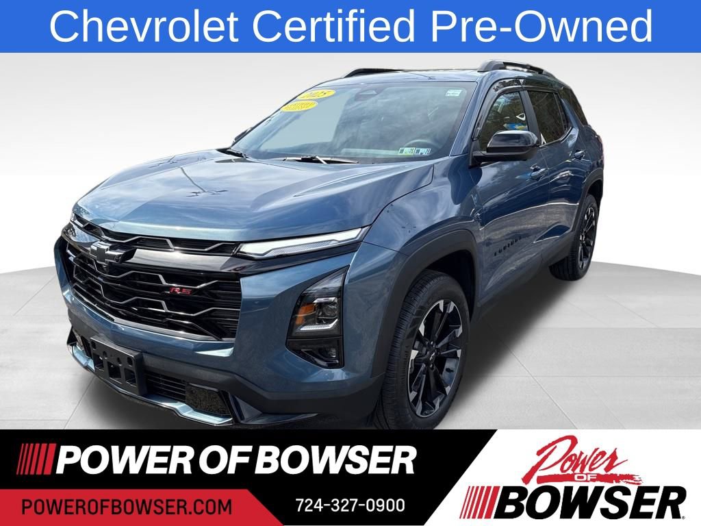 Certified 2025 Chevrolet Equinox RS w/ Safety and Technology Package