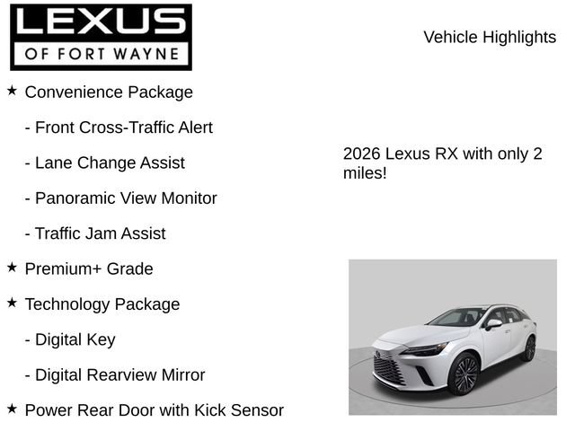 New 2026 Lexus RX 350 Premium Plus AWD/4WD image 7