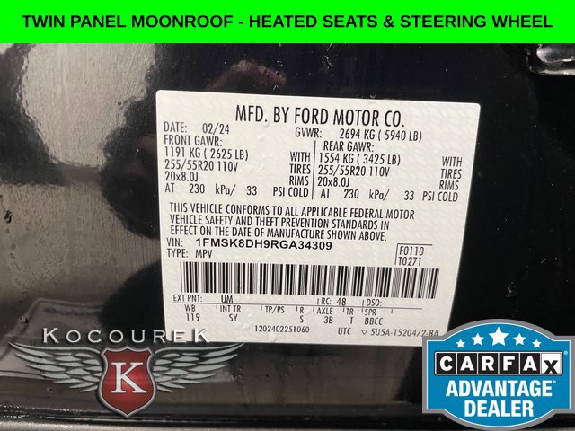 Used 2024 Ford Explorer XLT w/ Equipment Group 202A AWD/4WD image 27