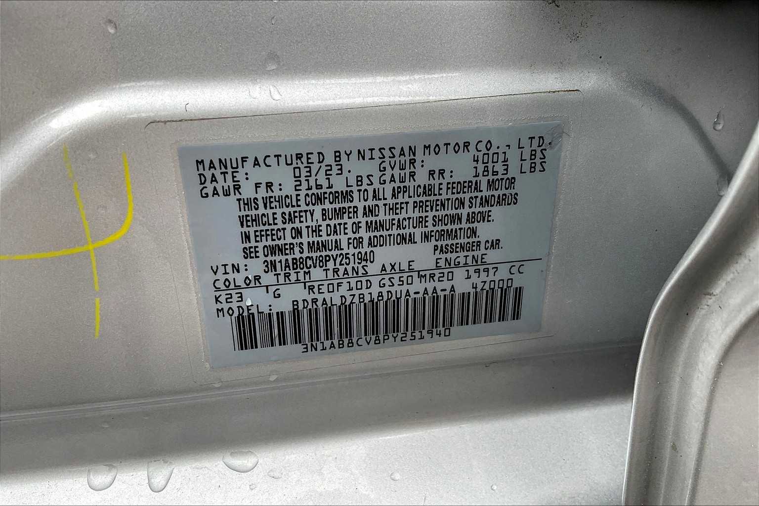 Used 2023 Nissan Sentra SV image 30