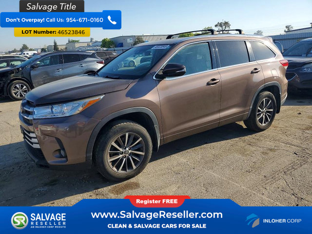 Used 2017 Toyota Highlander XLE w/ Carpet Mat Package