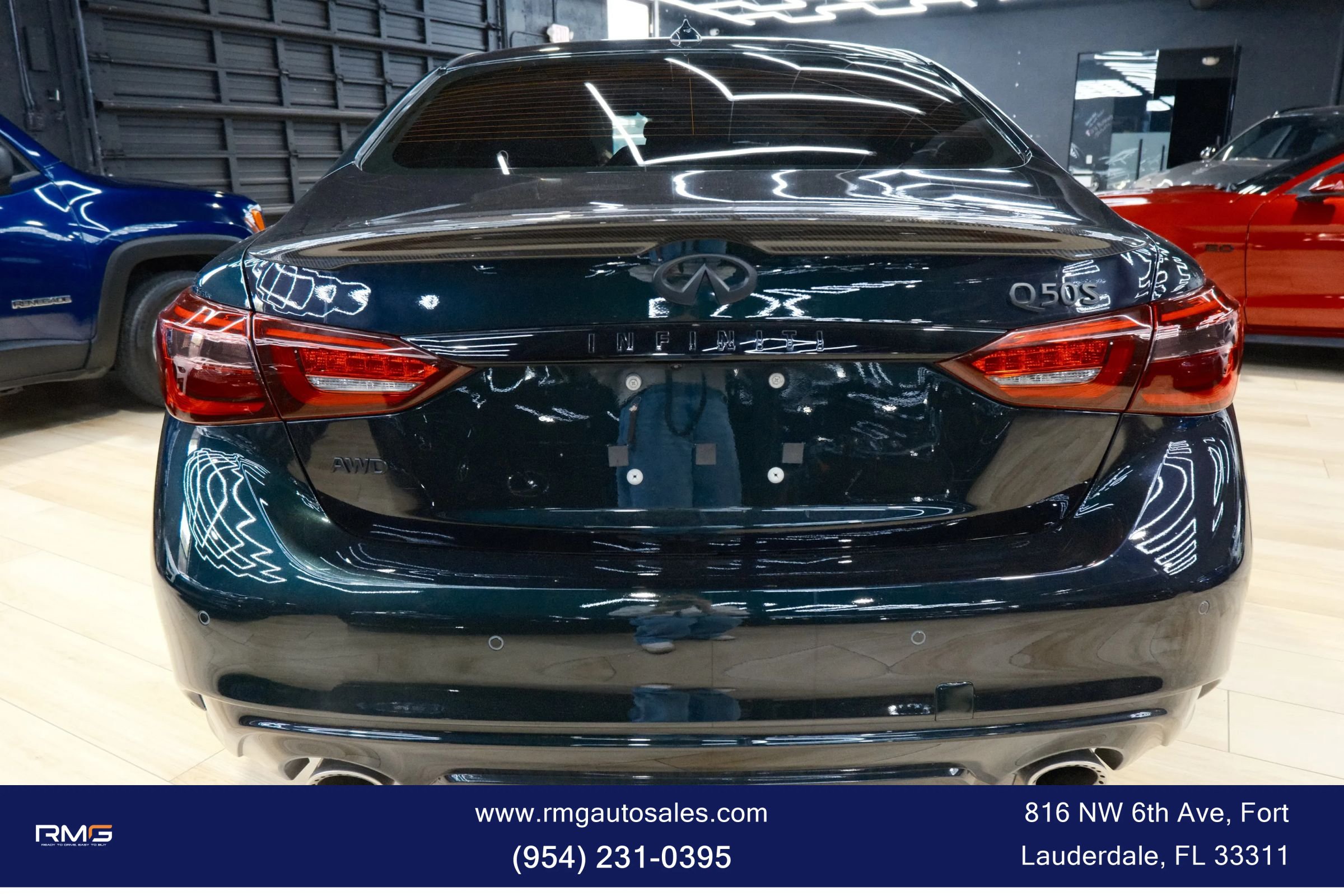 Used 2024 INFINITI Q50 Red Sport 400 w/ Black Opal Edition AWD/4WD image 7