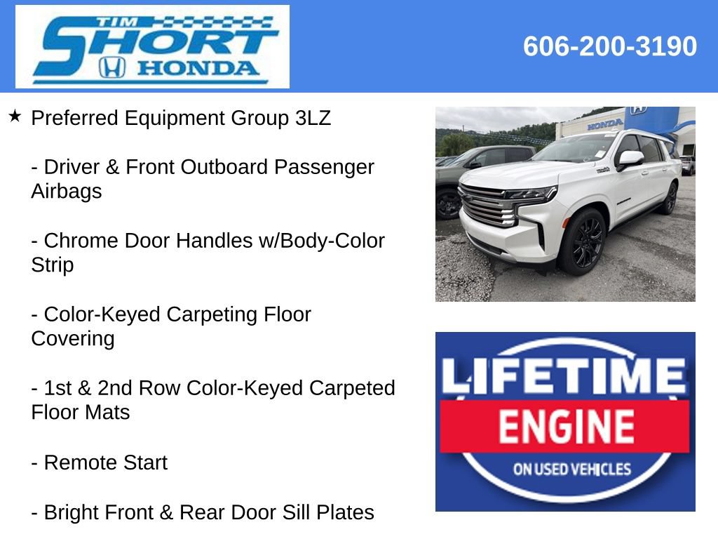 Used 2024 Chevrolet Suburban High Country w/ Advanced Technology Package AWD/4WD image 9