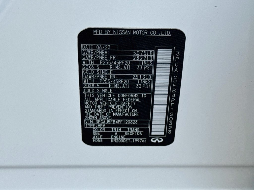 Certified 2023 INFINITI QX50 Sport AWD/4WD image 35