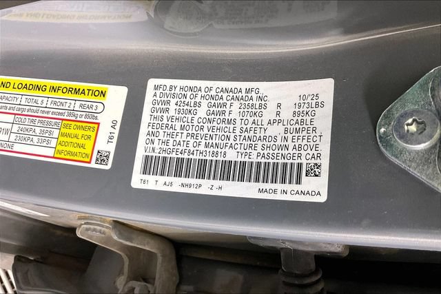 Used 2026 Honda Civic Sport Touring image 16