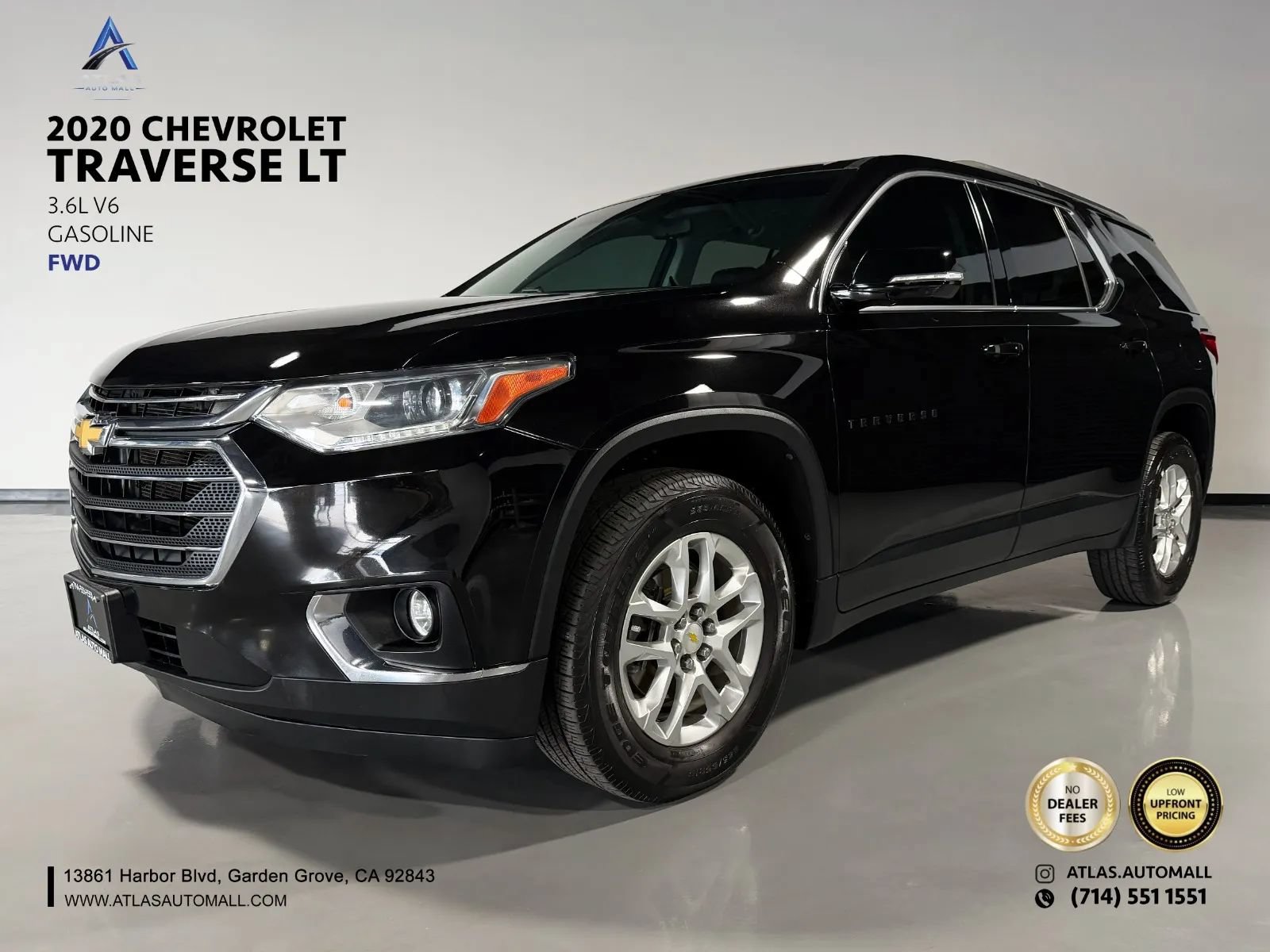 Used 2020 Chevrolet Traverse LT w/ LPO, Cargo Package FWD image 1