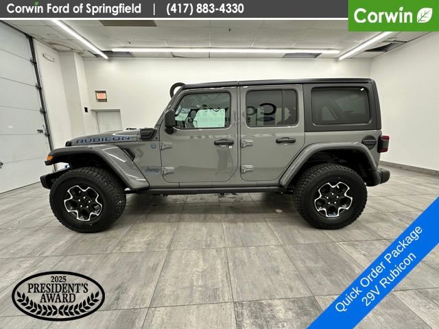 Used 2023 Jeep Wrangler Unlimited Rubicon 4xe w/ Steel Bumper Group AWD/4WD image 2