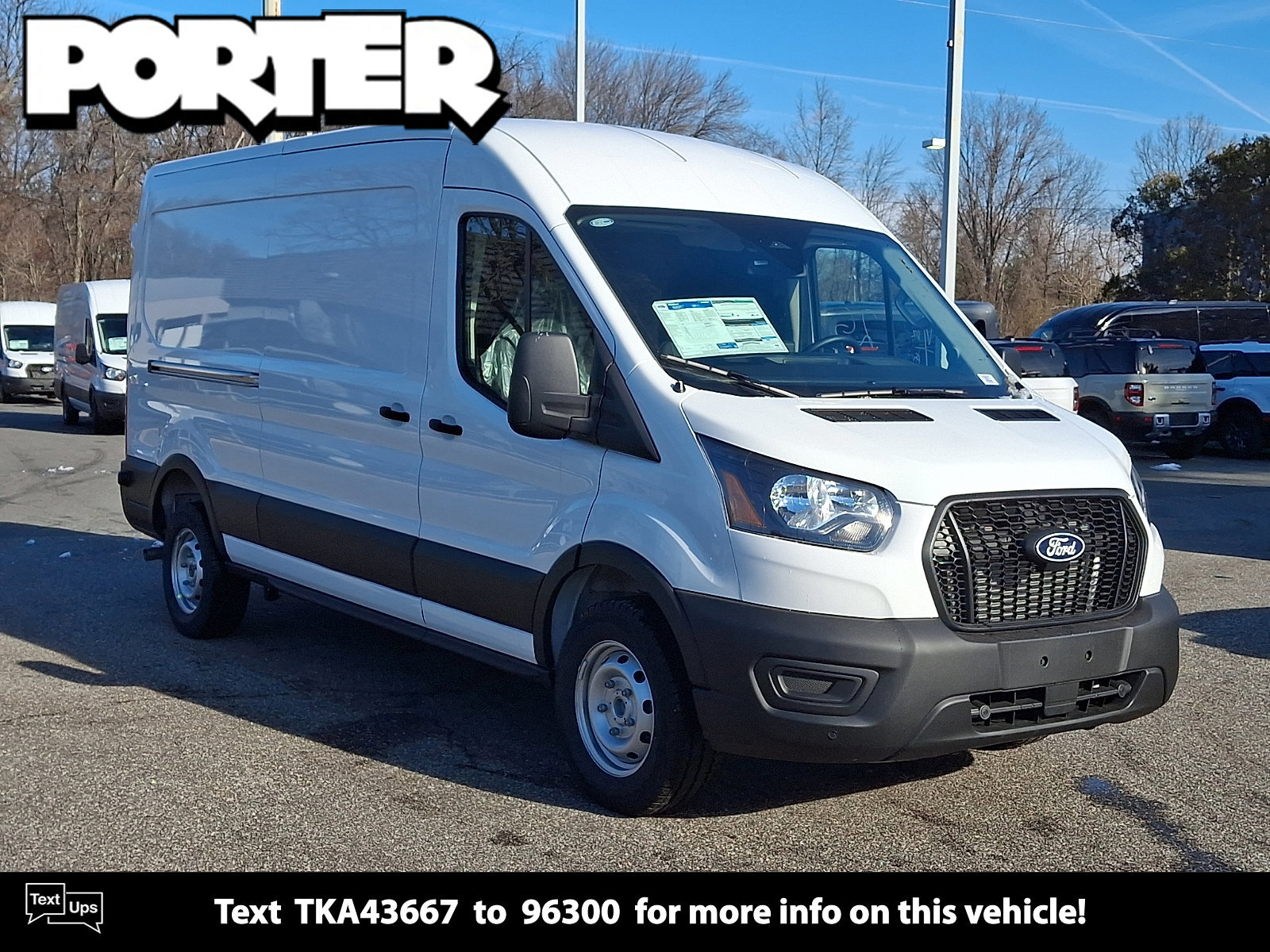 New 2026 Ford Transit 150 148 Medium Roof w/ Load Area Protection Package image 1