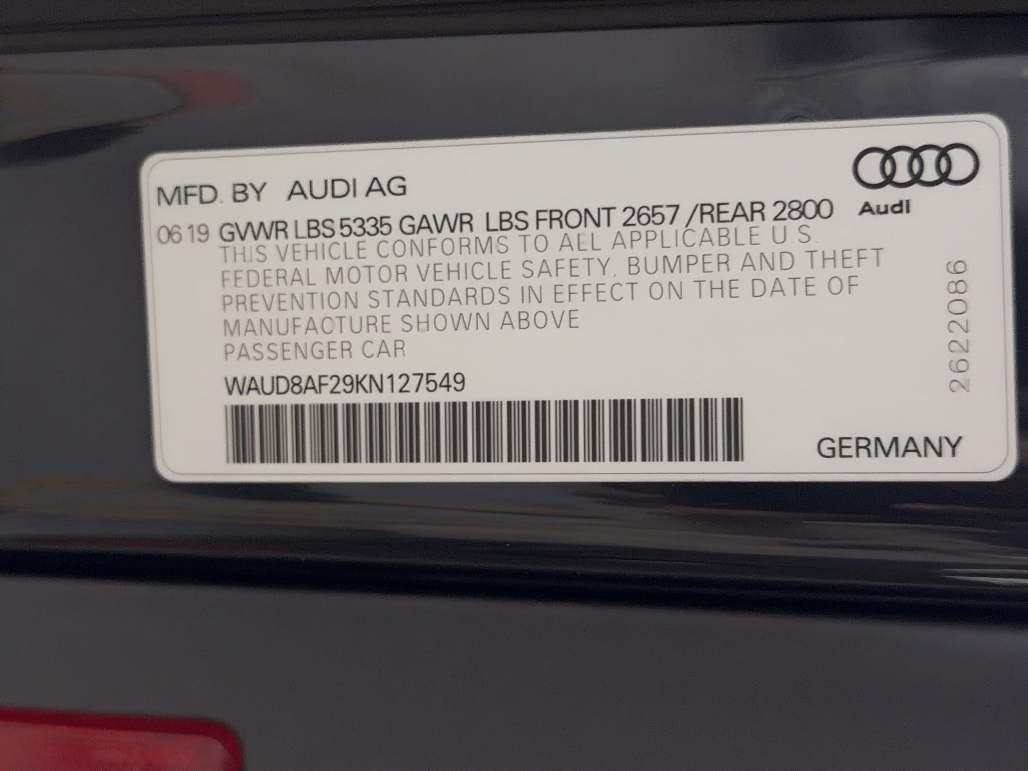 Used 2019 Audi A6 2.0T Premium w/ Convenience Package image 27