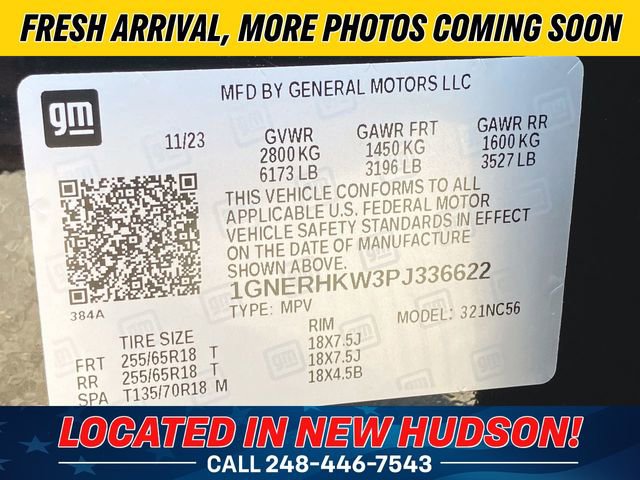 Used 2023 Chevrolet Traverse LT w/ LPO, Floor Liner Package image 14
