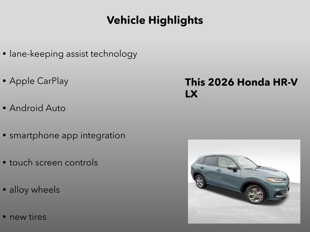 New 2026 Honda HR-V LX image 10
