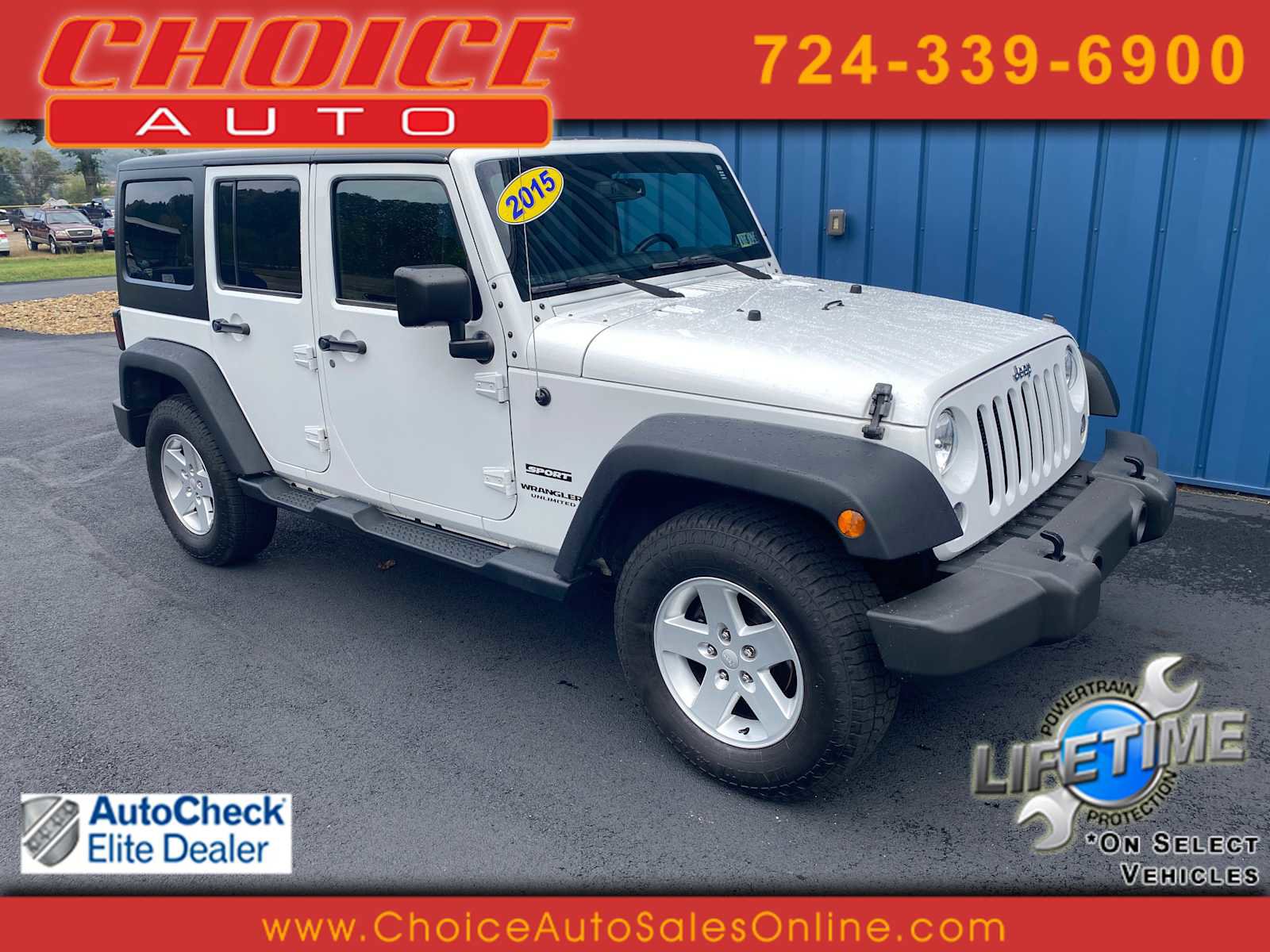 Used 2015 Jeep Wrangler Unlimited Sport w/ Quick Order Package 24S