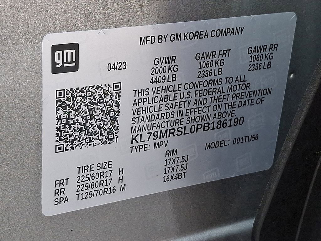 Used 2023 Chevrolet TrailBlazer LT w/ Convenience Package AWD/4WD image 30