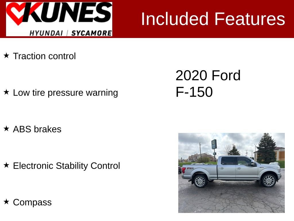 Used 2020 Ford F150 Platinum w/ Technology Package AWD/4WD image 2