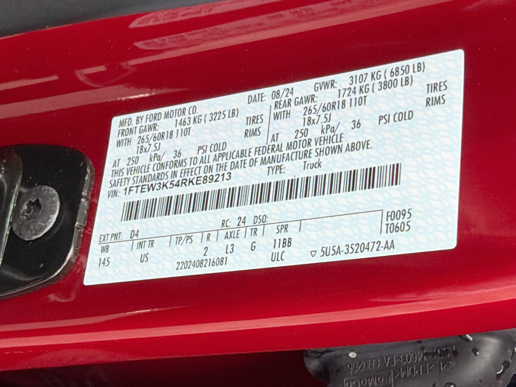 Used 2024 Ford F150 XLT w/ Mobile Office Package RWD image 43