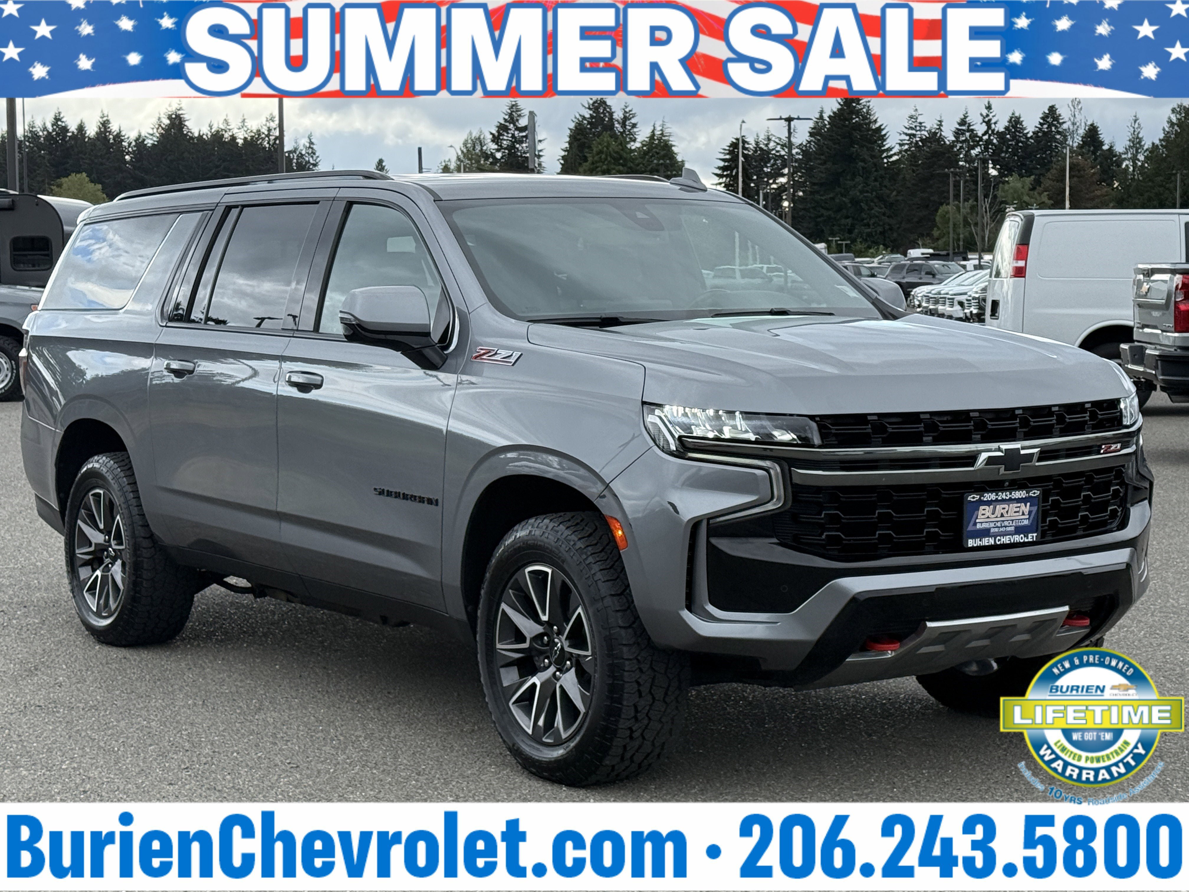 Used 2022 Chevrolet Suburban Z71 w/ Luxury Package AWD/4WD image 7