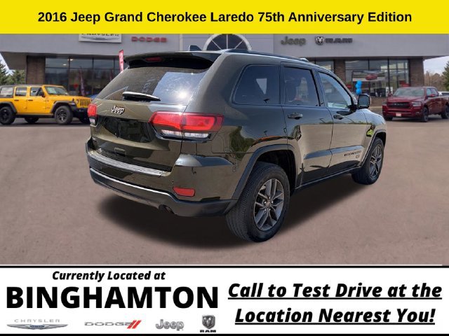 Used 2016 Jeep Grand Cherokee Laredo 75th Anniversary AWD/4WD image 6