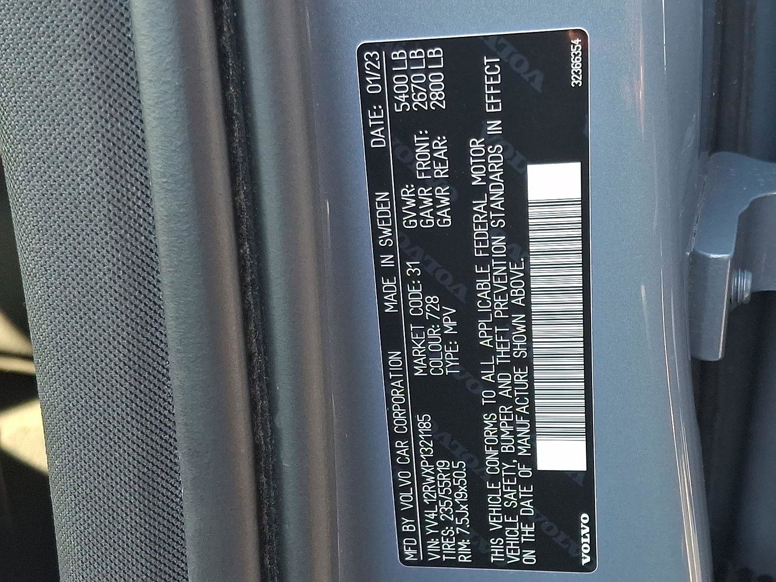 Certified 2023 Volvo XC60 B5 Plus w/ Protection Package Premier image 26