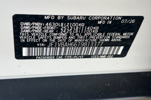 New 2026 Subaru WRX AWD/4WD image 23