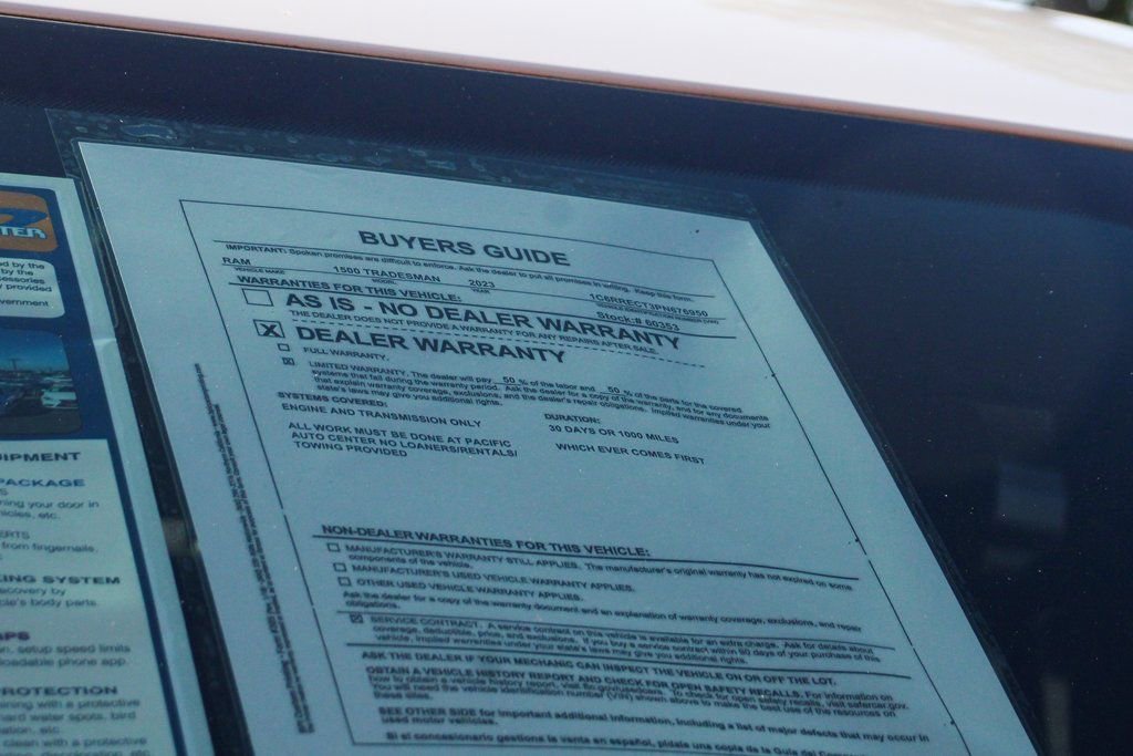 Used 2023 RAM 1500 Tradesman image 46