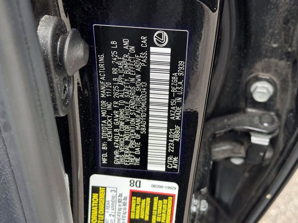 Used 2021 Lexus ES 250 w/ Premium Package image 17