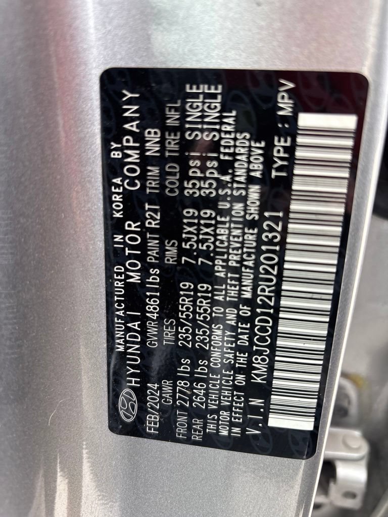 Certified 2024 Hyundai Tucson SEL AWD/4WD image 10