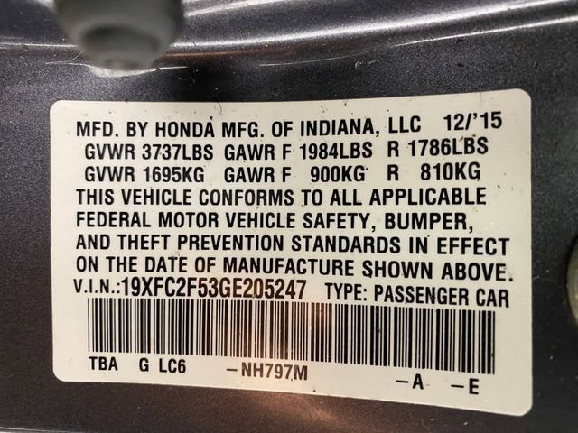 Used 2016 Honda Civic LX image 30