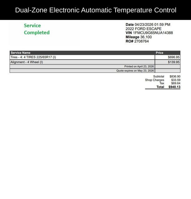 Used 2022 Ford Escape SE w/ Convenience Package AWD/4WD image 9