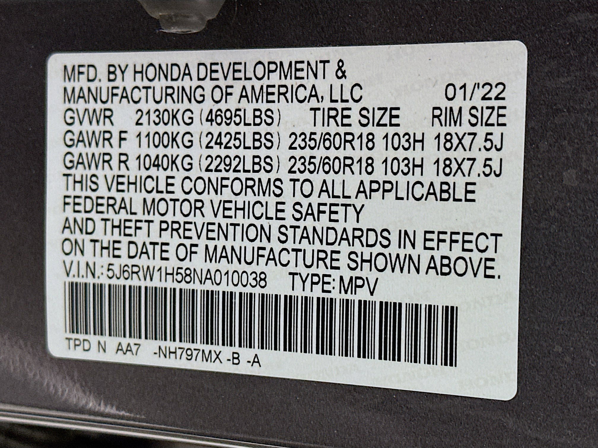 Used 2022 Honda CR-V EX image 12