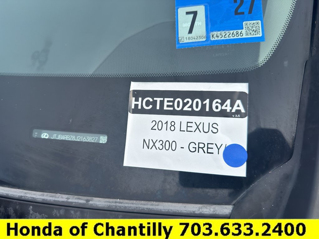 Used 2018 Lexus NX 300 AWD w/ Premium Package image 38