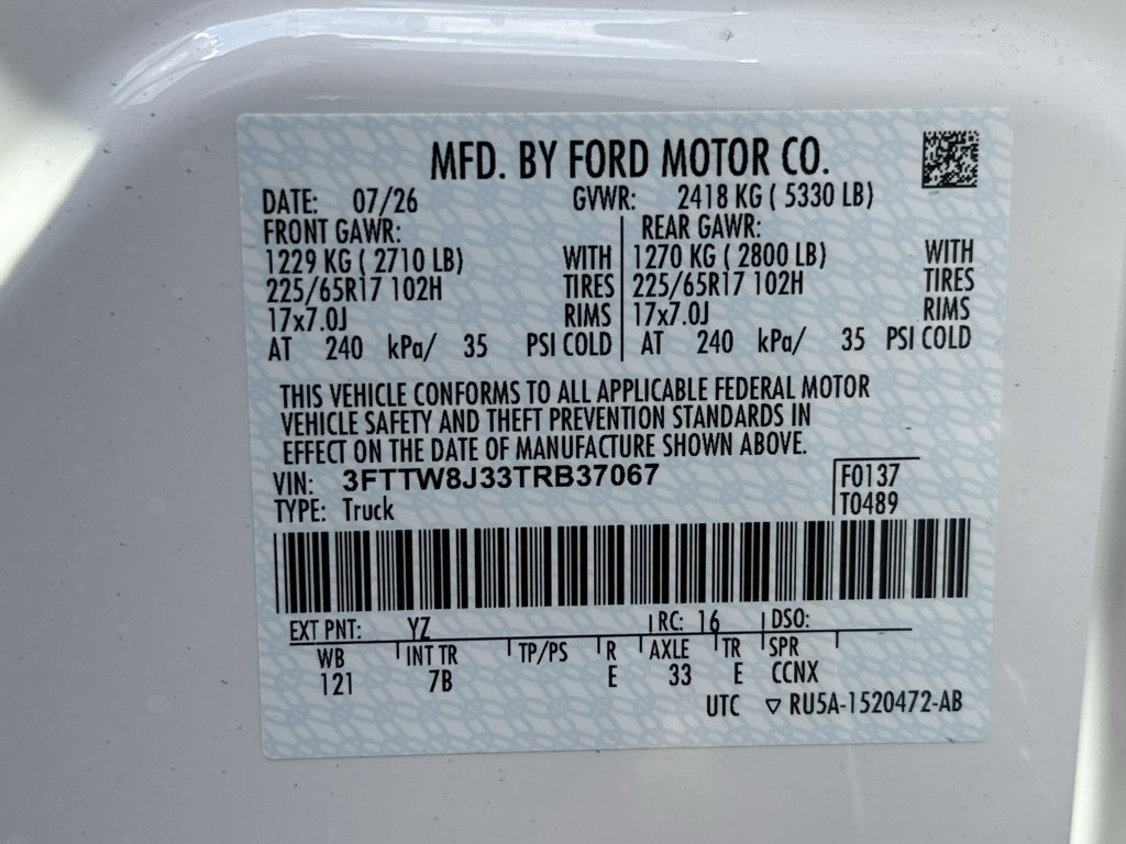 New 2026 Ford Maverick XLT w/ Equipment Group 301A AWD/4WD image 27