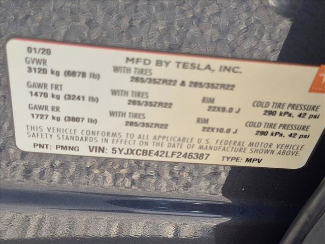 Used 2020 Tesla Model X Performance AWD/4WD image 25