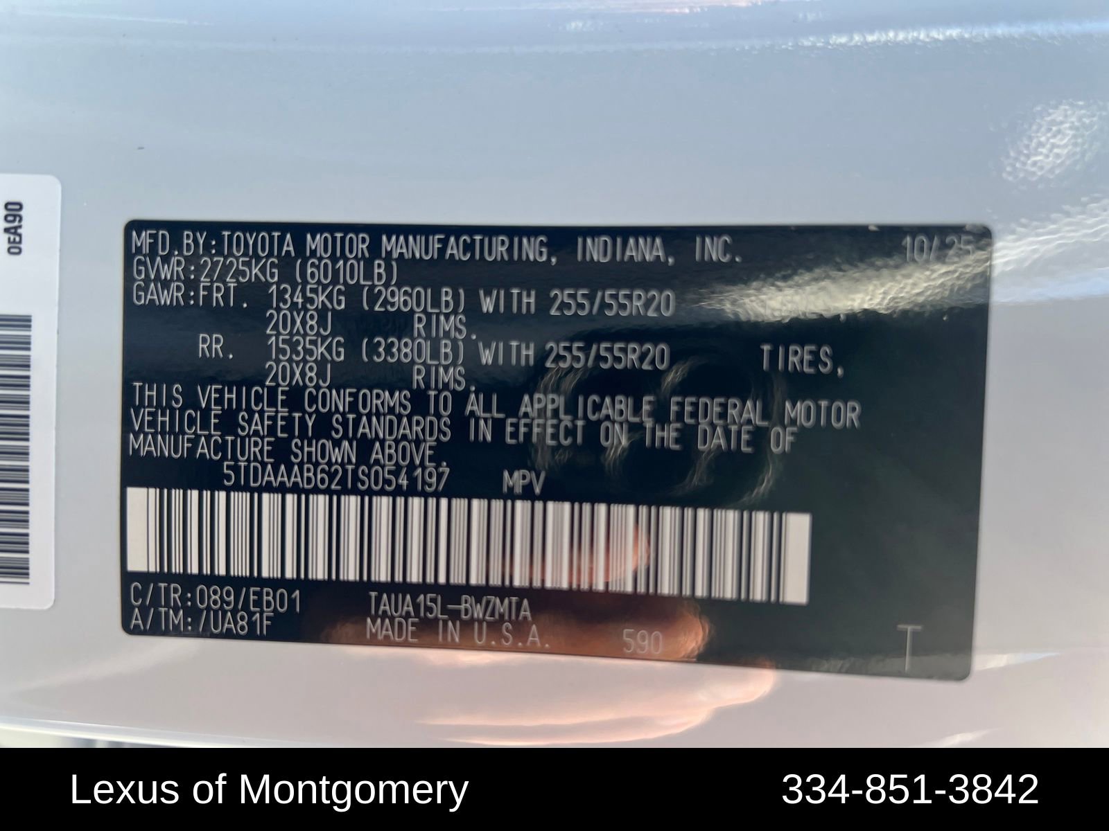 New 2026 Lexus TX 350 AWD image 28