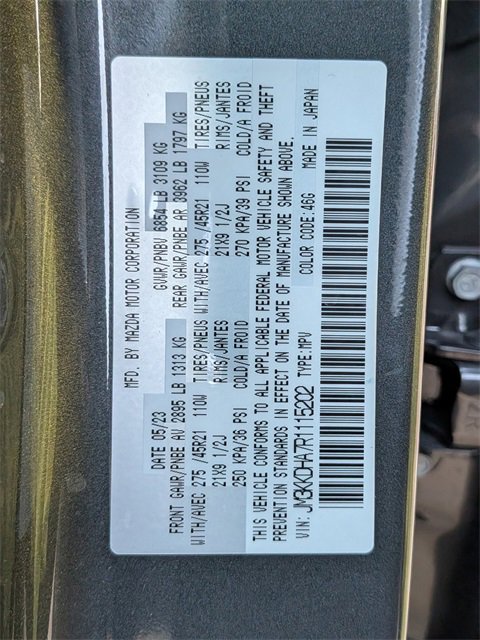 Certified 2024 MAZDA CX-90 Plug-In Hybrid w/ Premium Pkg image 32