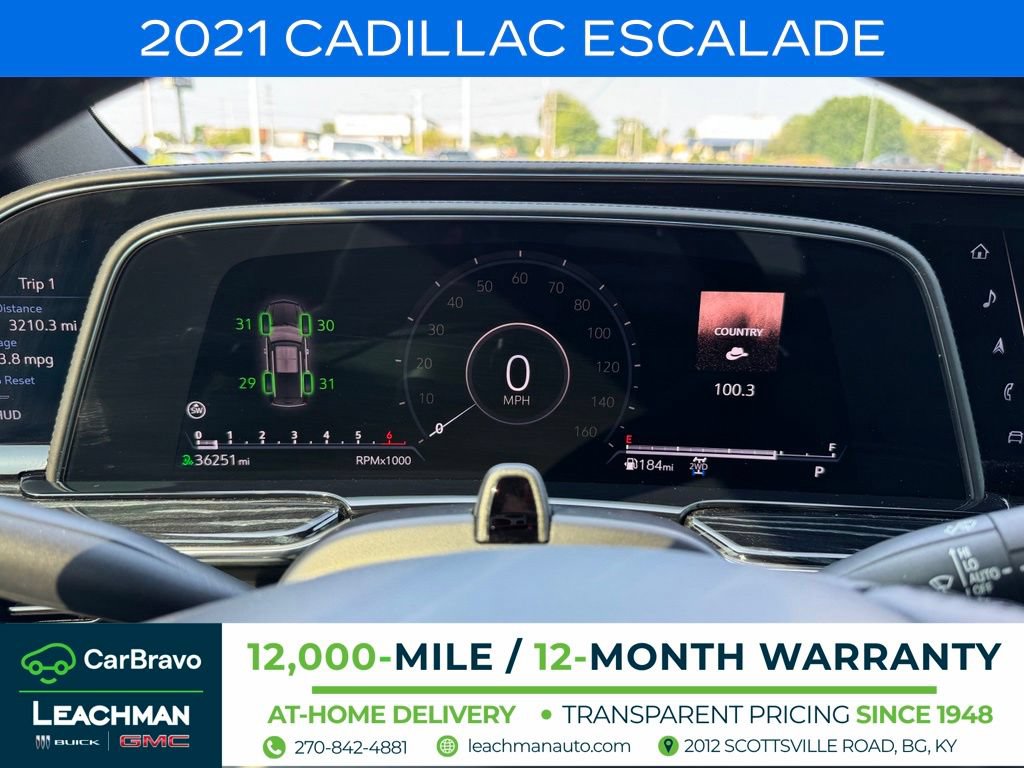 Certified 2021 Cadillac Escalade Sport w/ Driver Assist Tech Package AWD/4WD image 14