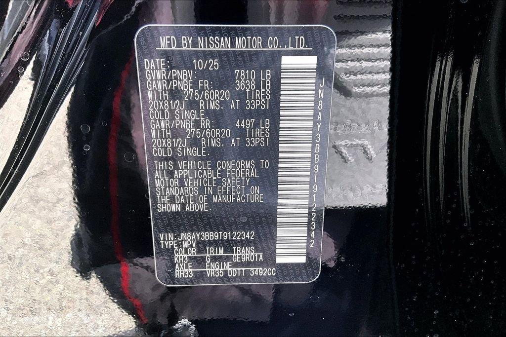 New 2026 Nissan Armada SL w/ Captain's Chari Seat Package image 13