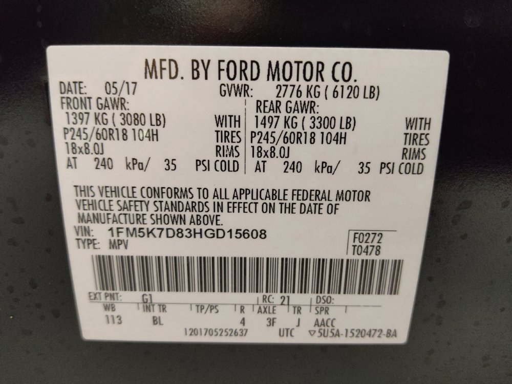 Used 2017 Ford Explorer XLT w/ Equipment Group 202A FWD image 33