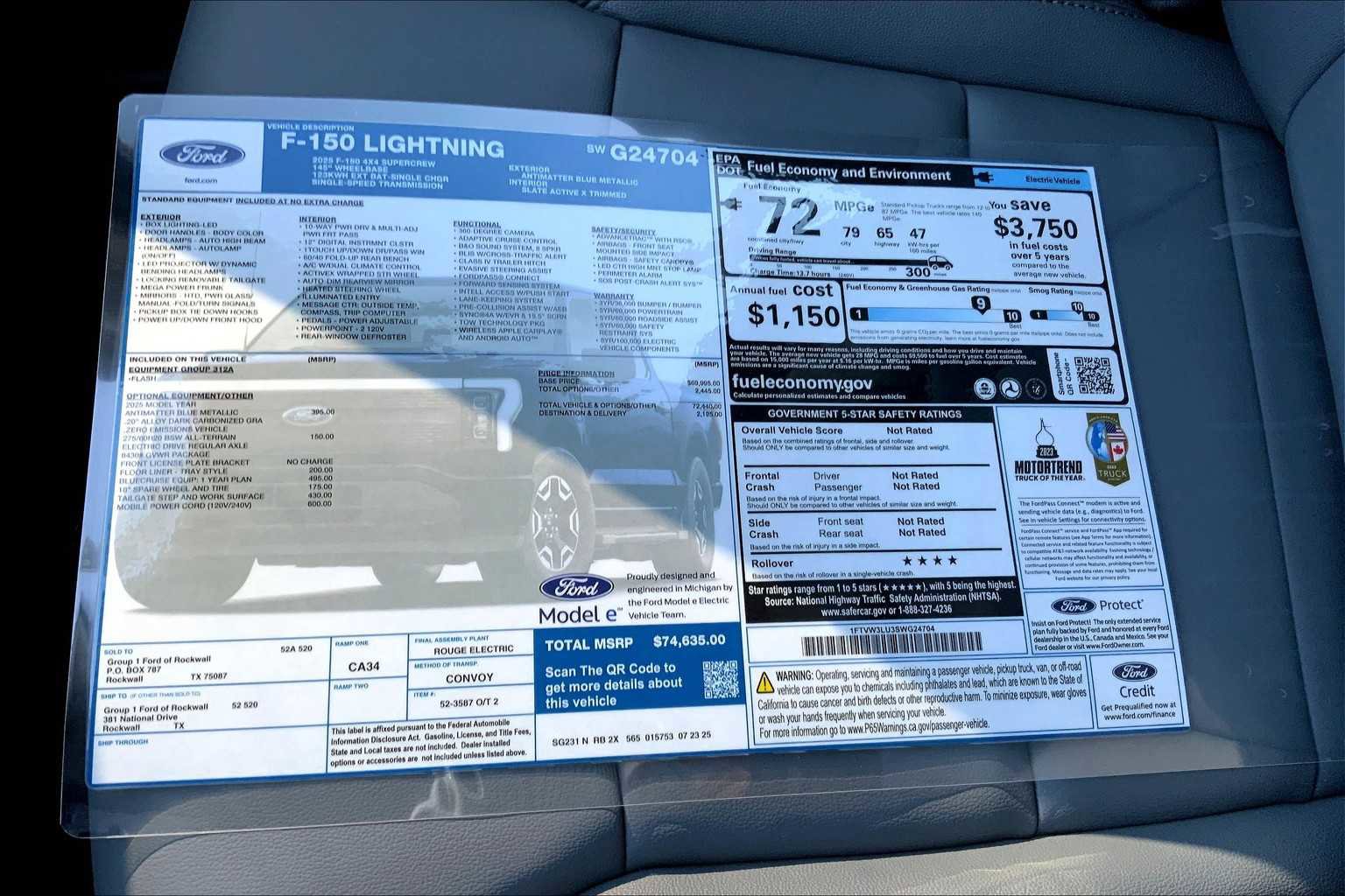 New 2025 Ford F150 Lightning Flash image 19