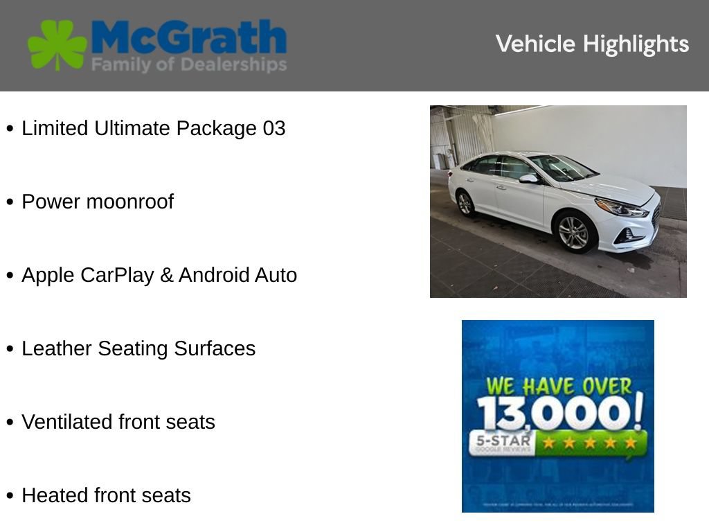 Used 2018 Hyundai Sonata Limited w/ Limited Ultimate Package 03 FWD image 6