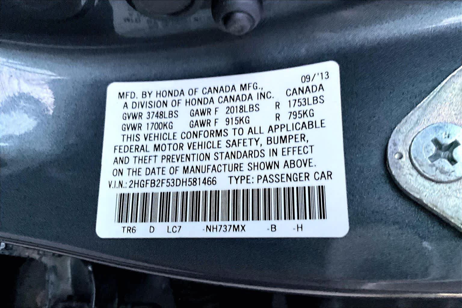 Used 2013 Honda Civic LX image 33