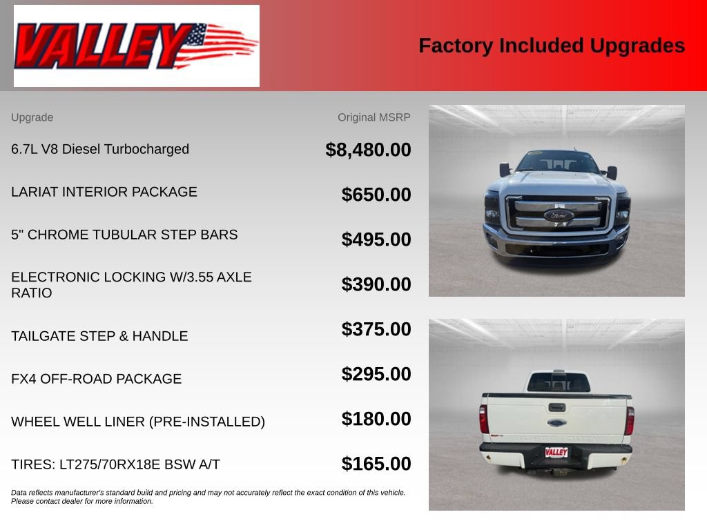 Used 2016 Ford F350 Lariat w/ Lariat Interior Package AWD/4WD image 5