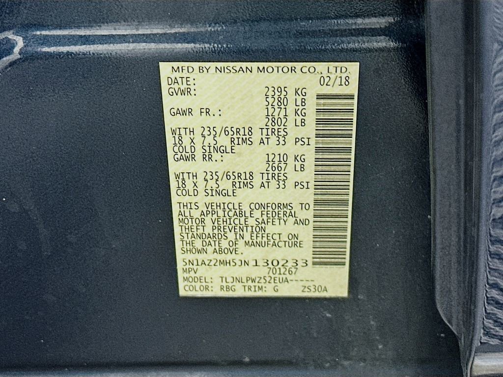 Used 2018 Nissan Murano S image 30