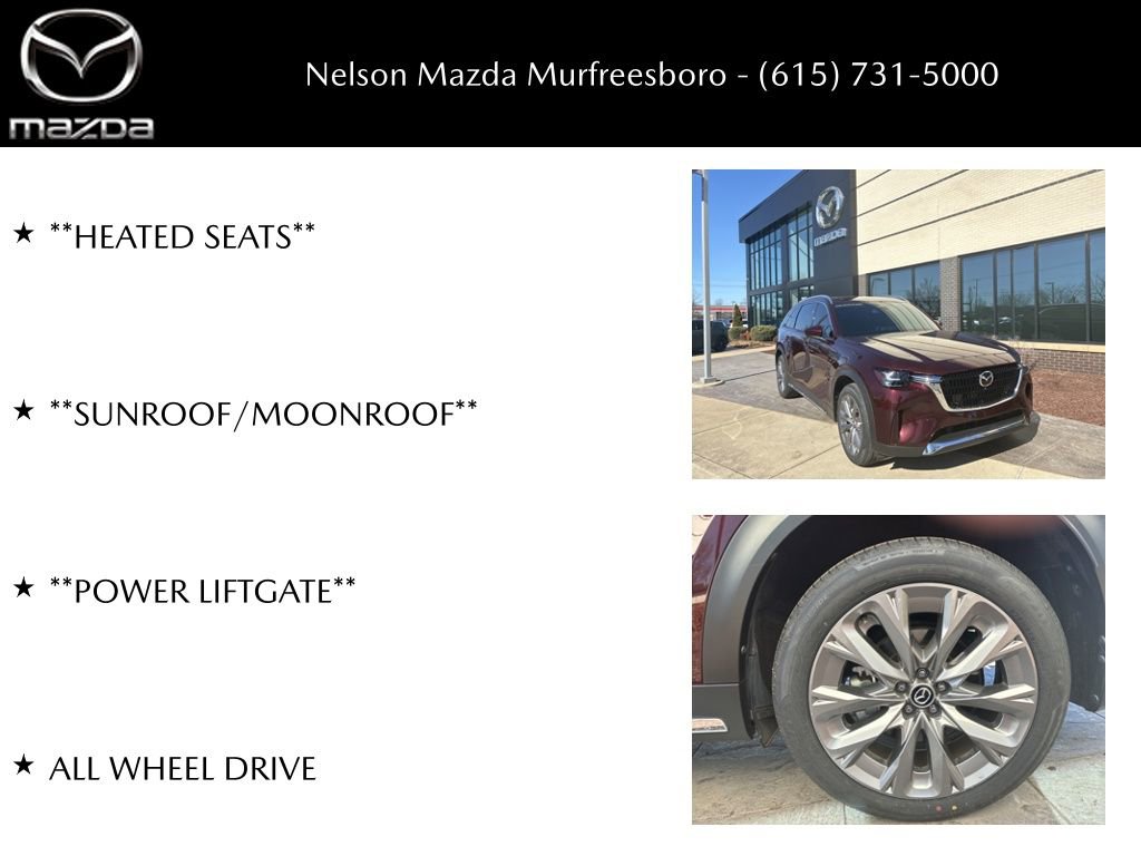 Certified 2024 MAZDA CX-90 3.3 Turbo w/ Premium Plus Pkg image 32